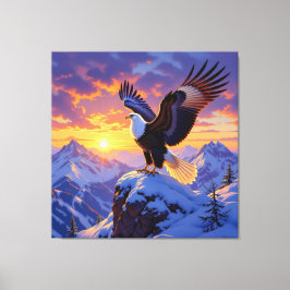 Lienzo König der Lüfte Der majestätische Weißkopfseeadler