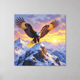 Lienzo König der Lüfte Der majestätische Weißkopfseeadler