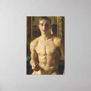 Lienzo Konstantin Somov - The Boxer (1933)
