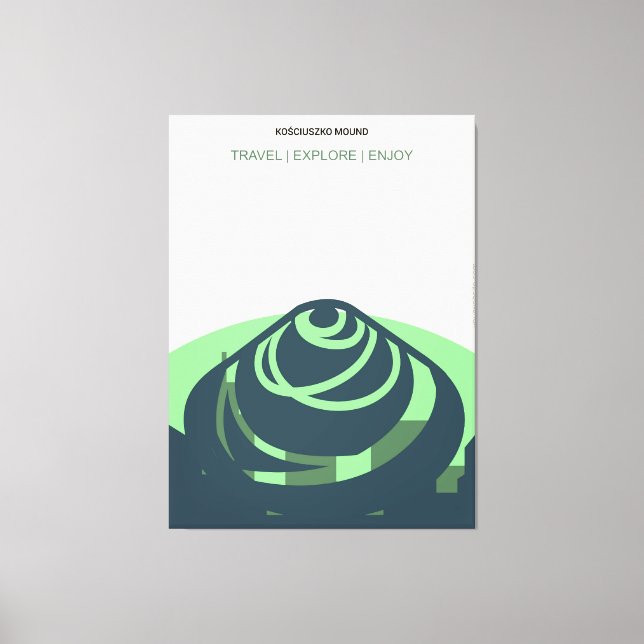 Lienzo Kosciuszko Mound (Anverso)