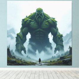 Lienzo „Kraft der Erde – Der uralte Steingigant“