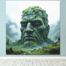 Lienzo „Kraft der Erde – Der uralte Steingigant“