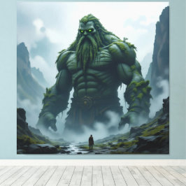 Lienzo „Kraft der Erde – Der uralte Steingigant“