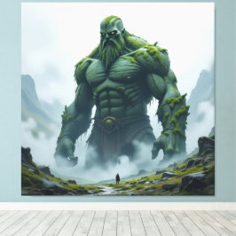 Lienzo „Kraft der Erde – Der uralte Steingigant“