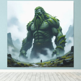 Lienzo „Kraft der Erde – Der uralte Steingigant“