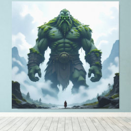 Lienzo „Kraft der Erde – Der uralte Steingigant“