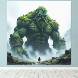 Lienzo „Kraft der Erde – Der uralte Steingigant“