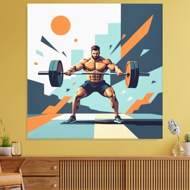 Lienzo „Kraft des Willens“ (Insitu (Sala de estar))