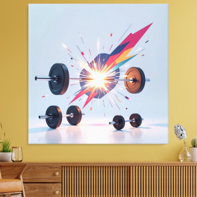 Lienzo „Kraft des Willens“ (Insitu (Sala de estar))