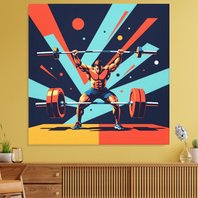 Lienzo „Kraft des Willens“ (Insitu (Sala de estar))