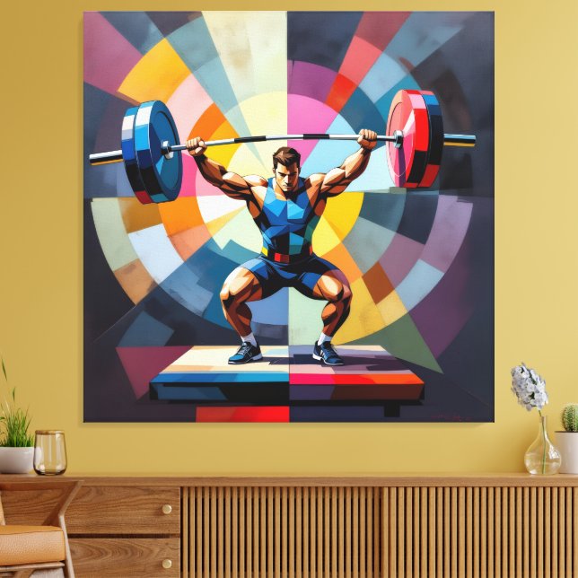 Lienzo „Kraft des Willens“ (Insitu (Sala de estar))