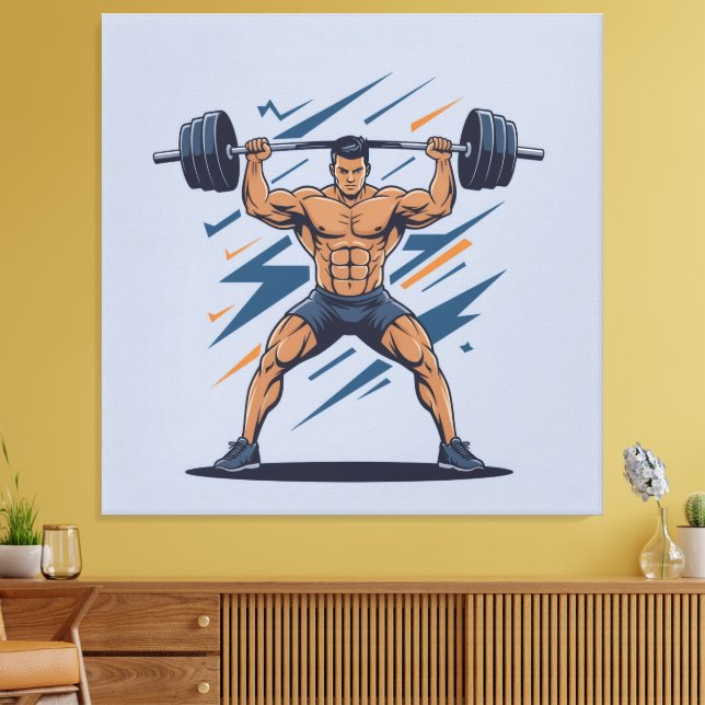 Lienzo „Kraft des Willens“ (Insitu (Sala de estar))