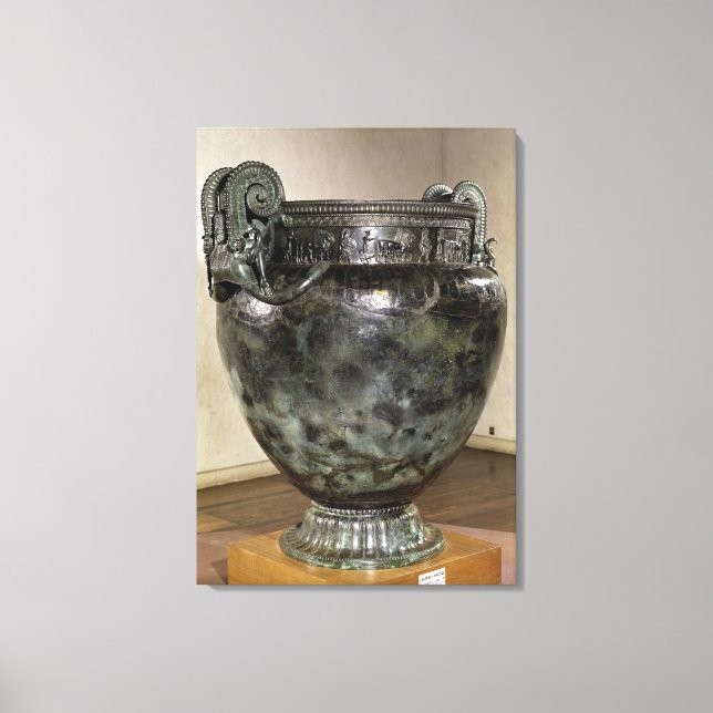 Lienzo Krater, desde la tumba de una princesa de Vix (Anverso)