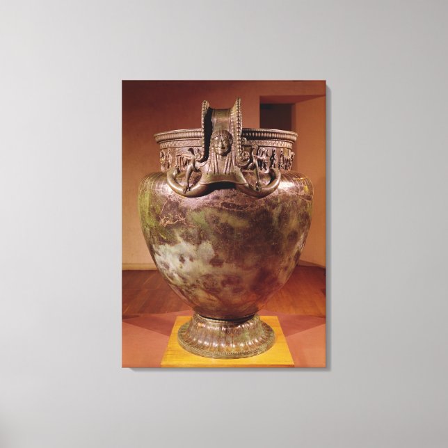 Lienzo Krater, desde la tumba de una princesa de Vix (Anverso)