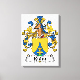 Lienzo Kuhn Family Crest
