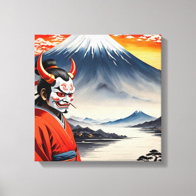 Lienzo Kumadori Kabuki 2 (Anverso)