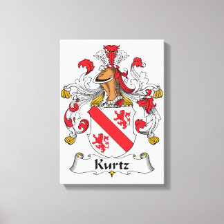 Lienzo Kurtz Family Crest
