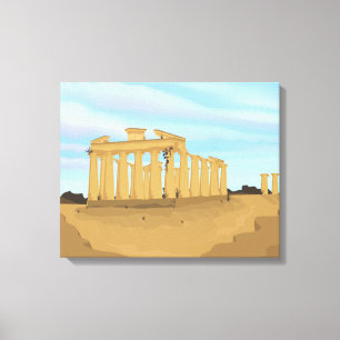 Lienzo La Acrópolis de Atenas