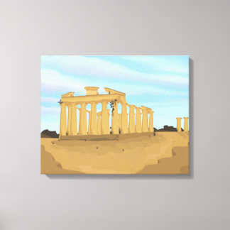 Lienzo La Acrópolis de Atenas