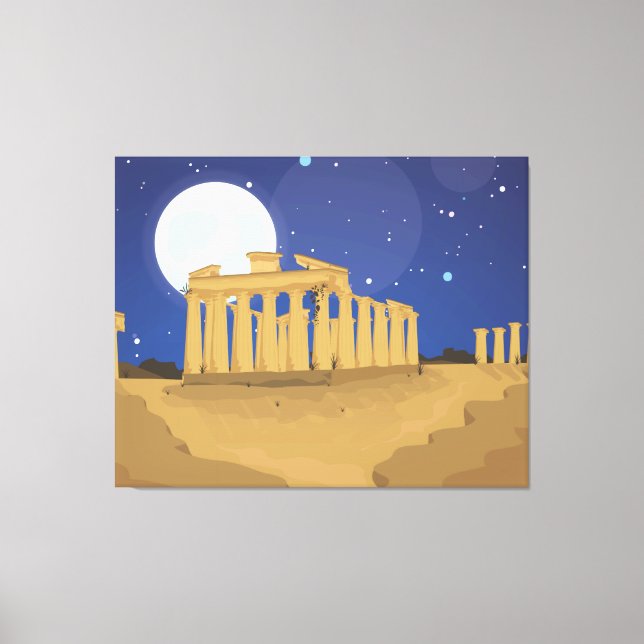 Lienzo La Acrópolis de Atenas (Anverso)