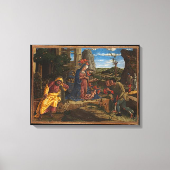 Lienzo La adoración de los pastores (Anverso)