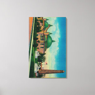 Lienzo La aguja y el planetario de Cleopatra adentro