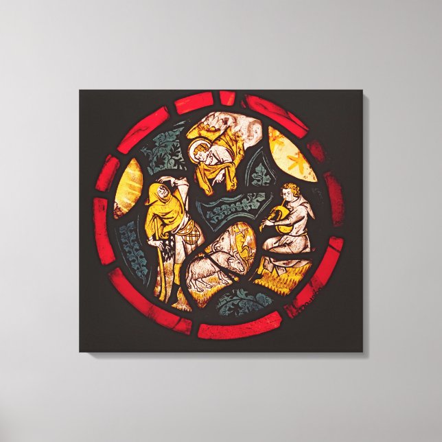 Lienzo La Anunciación a los Pastores (Anverso)