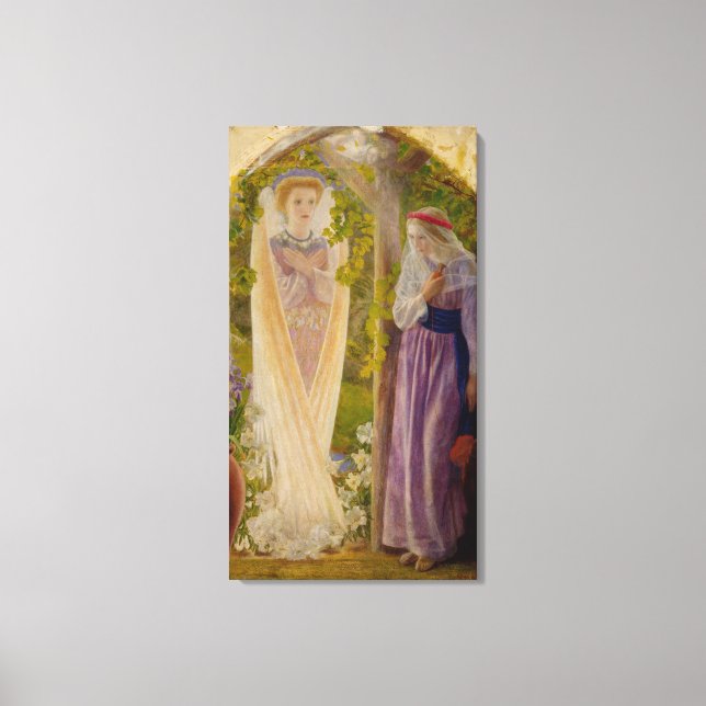 Lienzo La Anunciación De Arthur Hughes (Anverso)