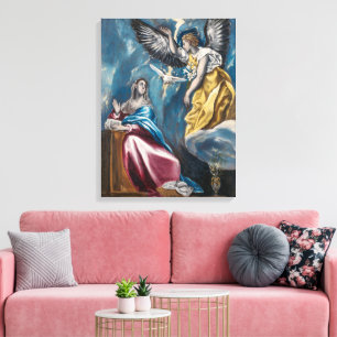 Lienzo La Anunciación   El Greco  