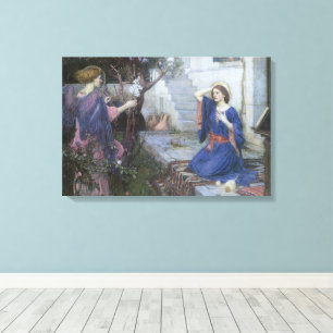 Lienzo La Anunciación por John William Waterhouse