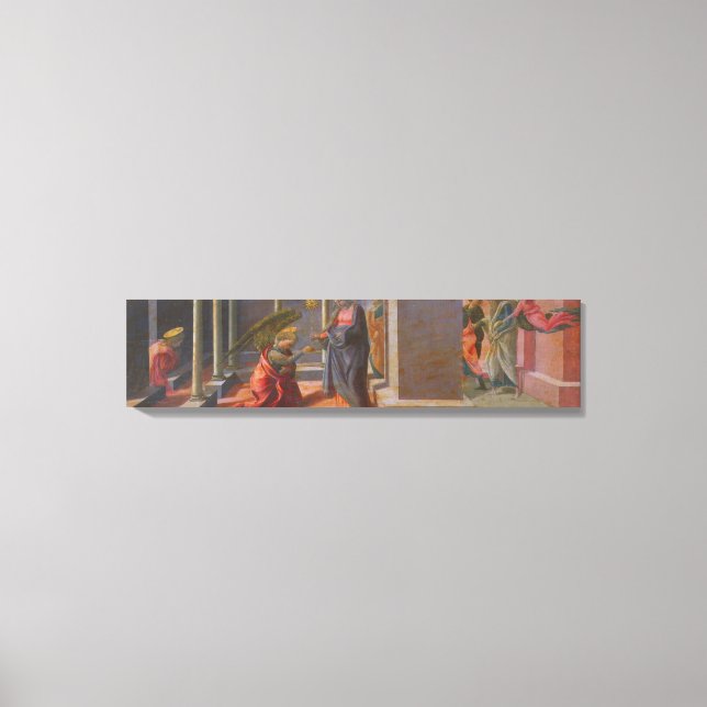 Lienzo La Anunciación (predecesora del Altarpe de Barbado (Anverso)