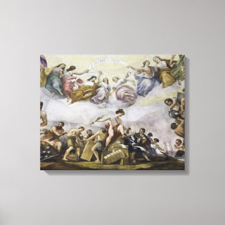 Lienzo La apoteosis de George Washington - Comercio