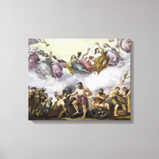 Lienzo La Apoteosis de George Washington - Mecánica