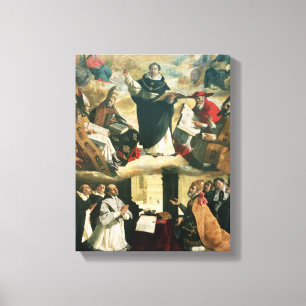 Lienzo La apoteosis de St Thomas Aquinas, 1631