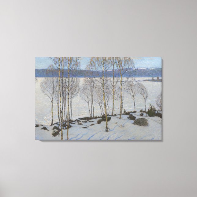 Lienzo La aproximación de primavera, 1903 (aceite sobre l (Anverso)