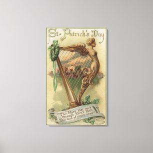 Lienzo La arpa de la escena de Hara Pasillo