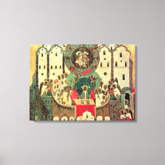 Lienzo La Asamblea de los Ángeles (Anverso)