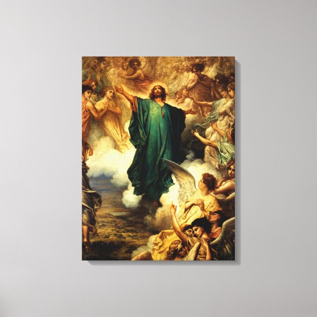Lienzo La Ascensión, 1879 por Gustave Dore (Anverso)