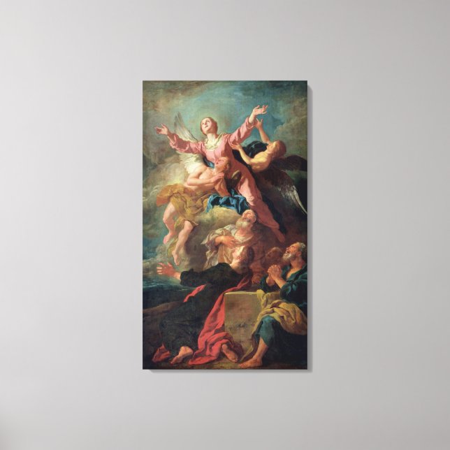 Lienzo La asunción de la Virgen (Anverso)