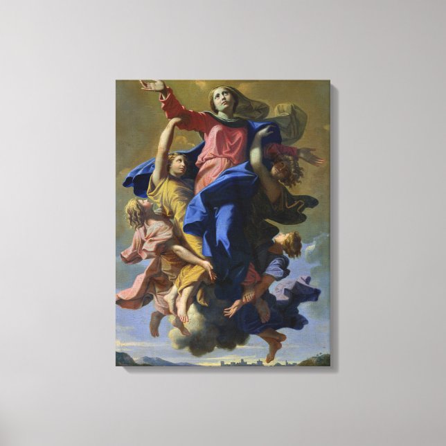 Lienzo La asunción de la Virgen, 1649-50 (Anverso)