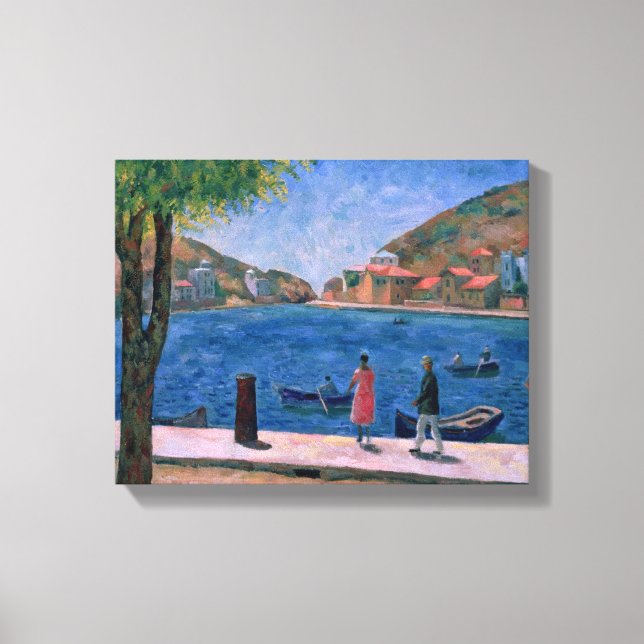 Lienzo La bahía de Balaklava, 1927 (Anverso)