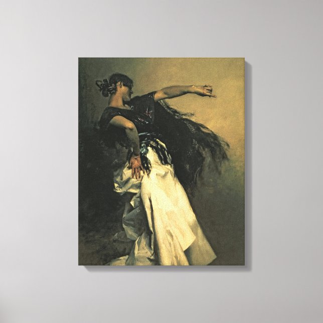 Lienzo La bailarina española, estudio para 'El Jaleo', 18 (Anverso)