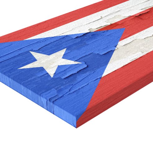 Arte, pósters y lienzos Bandera A Puerto Rico | Zazzle.es