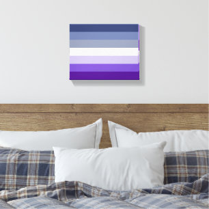 Lienzo La bandera del orgullo lésbico carnicero de Slippe