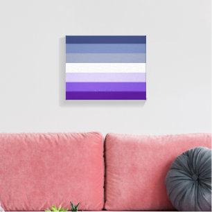 Lienzo La bandera del orgullo lésbico carnicero de Slippe