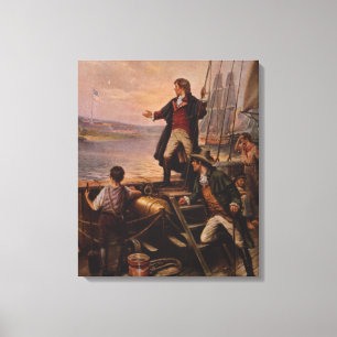 Lienzo La bandera estrellada ligera Edward Percy Moran