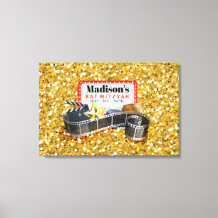 Lienzo La barra Mitzvah del palo de la ESTRELLA de CINE
