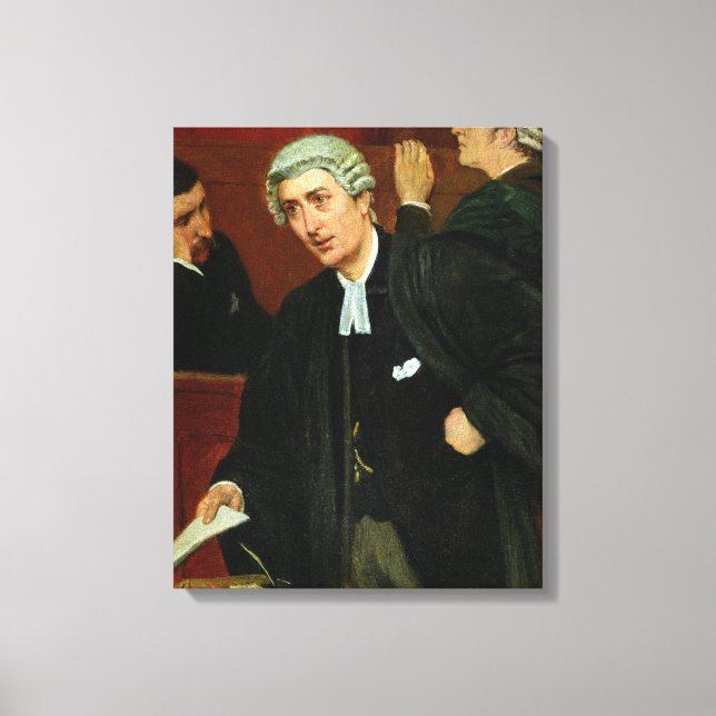 Lienzo La barrera (Anverso)
