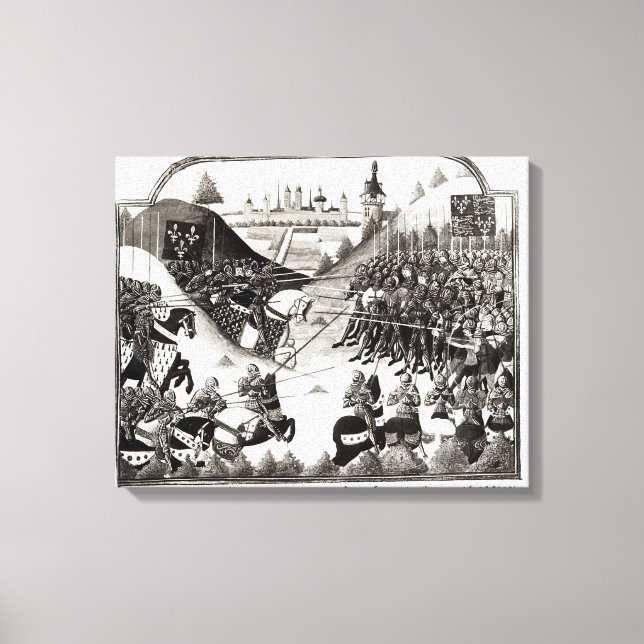 Lienzo La batalla de Formigny (Anverso)