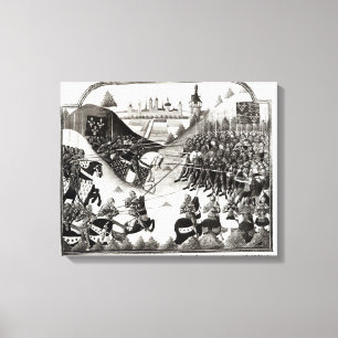 Lienzo La batalla de Formigny